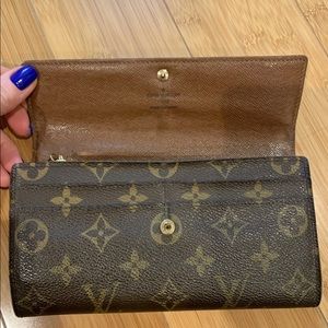 Louis Vuitton Sarah Long Wallet Monogram